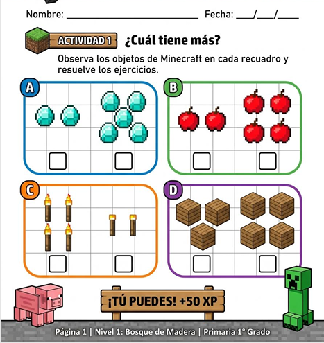 Página 1 · ¿Cuál tiene más?