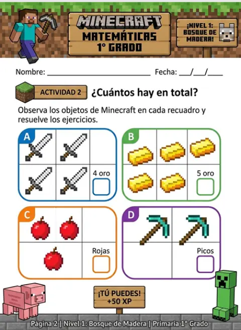 Página 2 · ¿Cuántos hay en total?