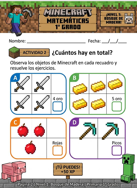 Página 2 · ¿Cuántos hay en total?